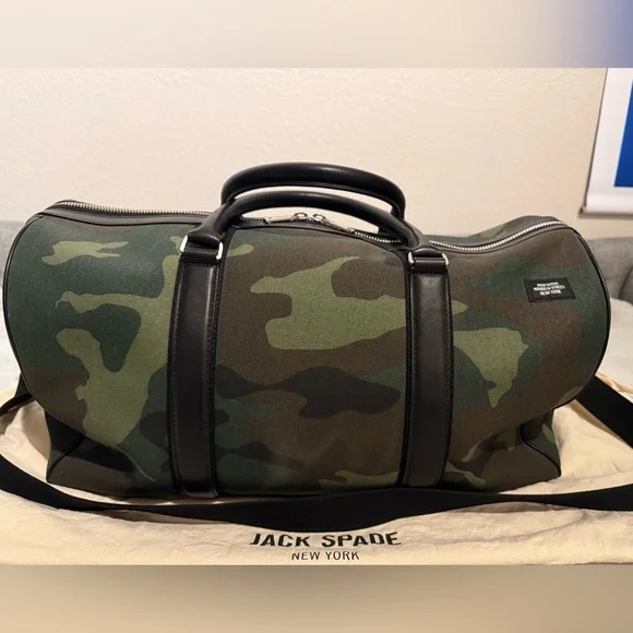 Jack Spade Camo Duffel Bag - Picture 3 of 9